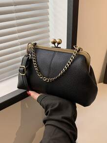 Túi đeo vai thời trang cổ điển màu trơn họa tiết vải thiều, túi xách đeo chéo phong cách Bohemian dành cho nữ, được làm từ chất liệu bền chắc, họa tiết trang nhã, phù hợp cho công việc, du lịch, hẹn hò, mua sắm, cũng là món quà lý tưởng cho Ngày của Mẹ dành cho những quý cô yêu thích phong cách Bohemian. - màu đen - Xem 6