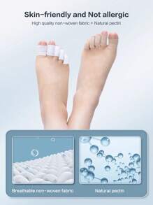 Cofoe 177英寸/450厘米防水绷带透气自粘胶带无纺布纱布绷带弹性绷带卷急救运动绷带适用于急救包 - 白色 - 查看 7