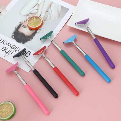 1 件/2 件/3 件不锈钢可伸缩背部抓挠器，配有柔软橡胶手柄 - 便携易用舒适抓挠按摩器 - 感恩节、生日的完美礼物