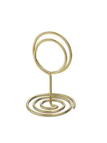 Set de 10 piezas de soportes de tarjetas de escritorio, soportes de visualización, soportes de tarjetas y fotos para la configuración de la mesa, soportes de números de escritorio, soportes de notas de alambre, soportes de números de mesa, soportes de tarjetas de visita, para bodas, aniversarios, fiestas de cumpleaños, centros de mesa, soportes de tarjetas de mesa para fiestas de cumpleaños