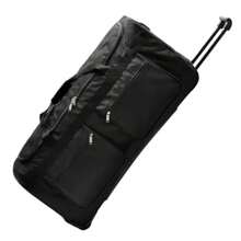 Kynley Bolso con ruedas Oxford , Maleta ultraligera de gran capacidad para equipaje rodante de 32/40 pulgadas, Maleta de viaje, ideal estudiantes, viajeros, profesionales, etc. - Negro - Ver 1