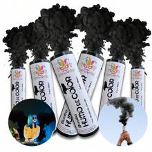 GRUPO CARNAVALLIA Smoke Bomb Bengal Colored Powder Party Festival Colors Event 10 Pcs - Black - View 1