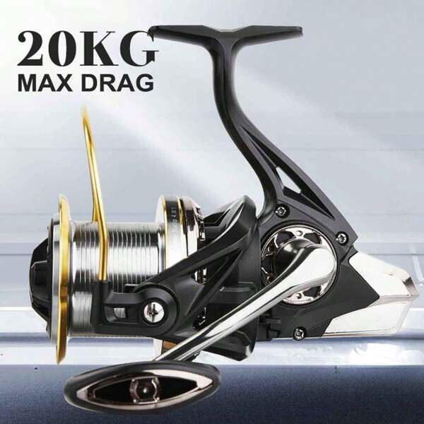 BILLINGS BILLINGS 8000/10000/12000/14000 Fishing Reel Spinning Reel 6+1BB Long Casting Spinning Reel 20 Max Drag Freshwater Saltwater Spinning Fishing Reel