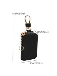 Bolsa organizadora de llaves de gran capacidad universal para hombres, pinza simple para llaves, mini cartera/monedero para mujeres - Multicolor - Ver 5