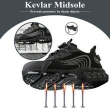 Frysen Work Shoes Men Women Shoes Steel Toe Cap Shoes Sporty Breathable Non-Slip Shoes 36-46 EU