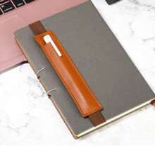 1pc Portable And Stylish Notebook Pencil Case With Elastic Band, Tablet Pencil Case, Easy To Carry - Multicolor - View 5
