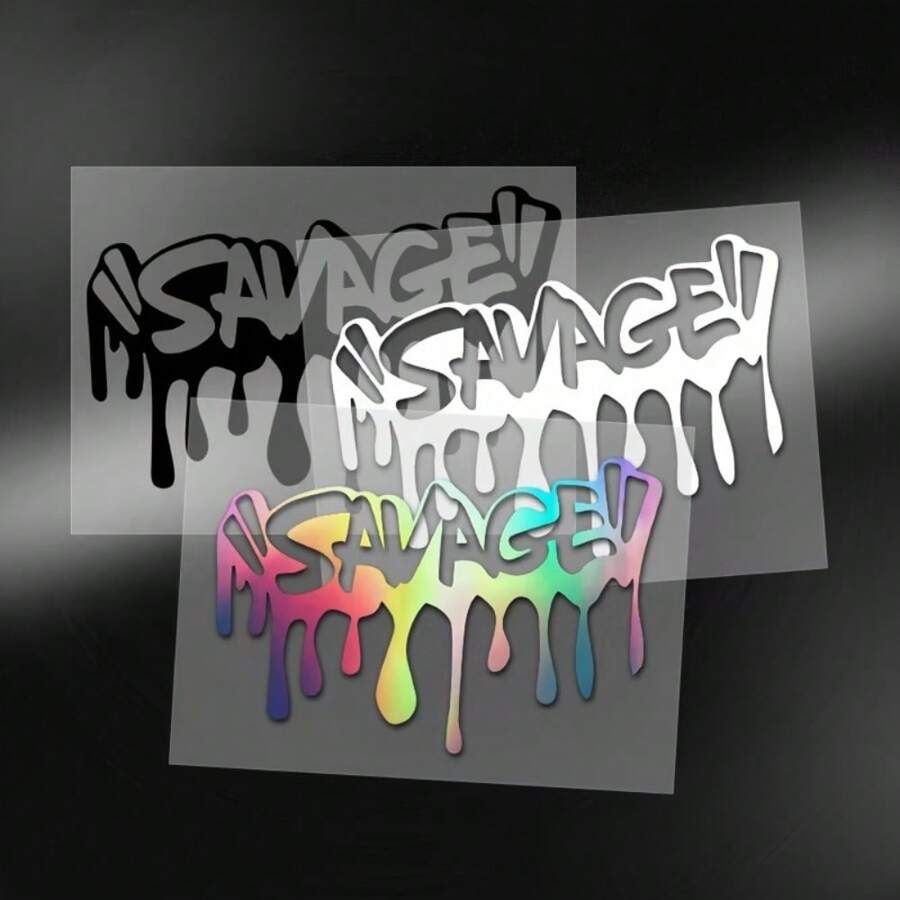 Savage "Stickers, Car Stickers, Vinyl Stickers - Suitable For Cars, Trucks, Walls, Laptops, Windows, Motorcycles, Bumpers Or Crafts - one-size - View 1