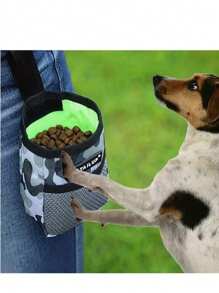 便携式狗狗训练袋，配有零食袋和奖励零食袋 - 非常适合户外活动和宠物训练