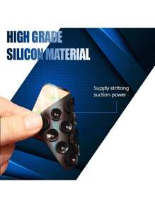20 pezzi Supporto per telefono e tablet multifunzionale in silicone con ventose, compatibilità universale, rilascio facile, riutilizzabile
