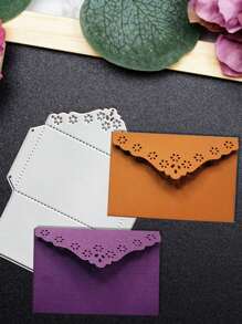 Envelope Template Metal Cutting Dies, DIY Scrapbooking Album And Embossing Stencil, Greeting Card Making Tool, Card Paper Cutting Crafts ,Gift Card Making Template Die Cuts
