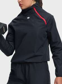 HOTSUIT Women Sauna Jacket Sweat Top Gym Exercise Shirts With Zipper Ideal For Fitness And Training, Valentine Gift - Black - View 7