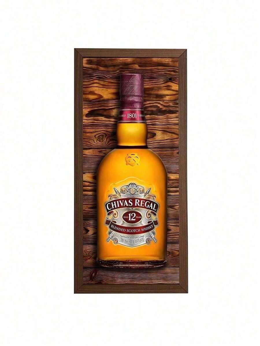 Framed Picture For Barbecue Corner And Bar 19x40cm - 14 Chivas - View 1