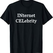 INternet CELebrity T-Shirt - Black - View 1