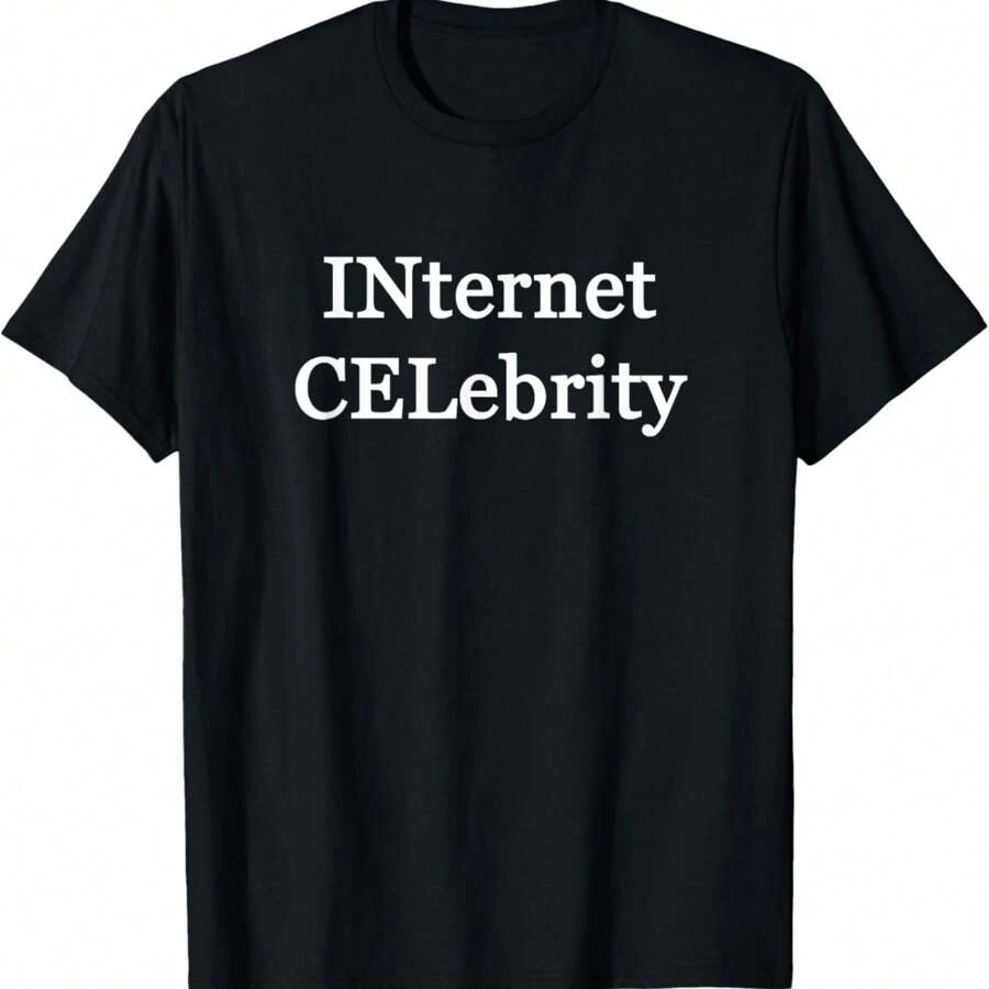 INternet CELebrity T-Shirt - Black - View 1