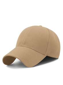 1 pieza/Set Gorra de béisbol de tapa dura de unicolor liso para niños y adultos, Gorra visera, Gorra a juego padre-hijo, Regalo ideal - Multicolor - Ver 21