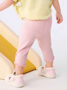 Balabala Baby Girls' Lightweight Leggings, Stylish Summer Pants, 2025 New Arrival