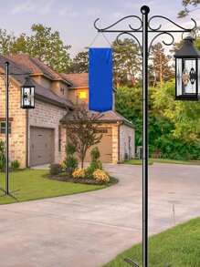 Outdoor Shepherd Hook, 63/73/110inch Metal Hook, Garden Decorative Bird Feeder Hanging Shepherd Hook, Suitable For Garden Hanging Flower Baskets, Bird Nests, Bird Feeder Hanging, Hanging Plant Flower Support, Spring Outdoor Decorations, Seasonal Decorations