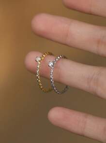 1 Piece Of 925 Sterling Silver Wave Toe Ring, Beach Toe Ring, Suitable For Girls' Daily Wear And Daily Outfits, And An Excellent Gift For Girlfriends, Mothers, And Sisters. - Foot Ring - View 9