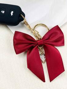 1/2PCS Girly Sweet Elegant Bow-Kbot Keychain Accessories Women Bag Charming Pendant Bridesmaid Gifts Summer Bows - Multicolor - View 2