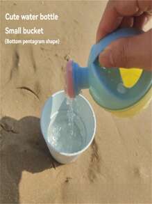 11pcs/Set Children Beach Toys Playset Includes Sand Bucket, Sand Timer, Shovel, For Sand Play, Outdoor, Seaside, Digging, Shoveling, Training Hands-On Ability, Suitable For Boys & Girls (Random Color) - Multicolor - View 9