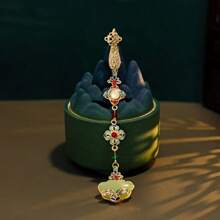 8pcs Chinese Style Zinc Alloy Qipao Decorations, Tassels Brooch, High-End Peony & Double Happiness Chinese Hanfu Accessories Dress Accessories Pin For Clothes Bag Charm School Office Accessories Shirts Jacket Jewelry Christmas Halloween Clothes Pin Funny Cute Teacher Gifts Costume Accessories Bag Charms