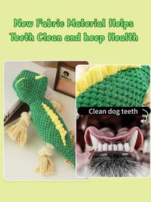 爱狗人士和狗妈妈爱吠叫玩具毛绒蜥蜴互动小狗玩具毛绒动物爱狗人士和狗妈妈爱毛绒玩具适合幼犬和小型、中型和大型爱狗人士和狗妈妈爱