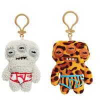 ZURU Fuggler Cute Teeth Monster Keychain Official Genuine Play Pendant Funk Tooth Treasure Ugly Cute Teeth Funny School Bag Pendant Doll