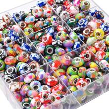 20 件 Y2K 风格大孔树脂珠 Panjia 设计 DIY 手链珠宝制作用品