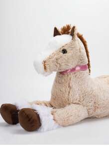 Juguete de peluche gigante en forma de caballo - Animales de peluche con relleno de poliéster acogedor, perfecto para acurrucarse, regalos de cumpleaños, Pascua, Día de la Madre, compañero de almohada suave y cómodo, decoración primaveral para el hogar - Multicolor - Ver 4