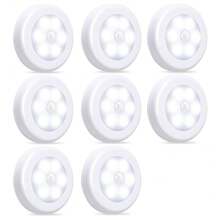 Đèn cảm biến chuyển động trong nhà, Đèn ngủ cảm biến chuyển động chạy bằng pin, Đèn từ dưới tủ, Đèn tủ quần áo cảm biến chuyển động, Đèn chiếu sáng dưới tủ, Đèn cầu thang trong nhà, Đèn tường dán, Đèn dưới quầy bếp, Phòng ngủ, Phòng tắm, Nhà vệ sinh, Nhà - Nhiều màu - Xem 19