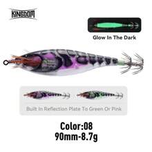Kingdom Fishing Lure EGIKING SP 5.8g 8.7g 10g Squid Jigs Artificial Squid Hook Jigging Baits Sea Fishing Cuttlefish EGI Luminous - Multicolor - View 25