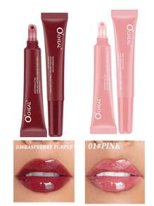 O'CHEAL 1pc 保湿唇膏透明保湿唇油 - 彩色 - 查看 15