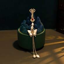 8pcs Chinese Style Zinc Alloy Qipao Decorations, Tassels Brooch, High-End Peony & Double Happiness Chinese Hanfu Accessories Dress Accessories Pin For Clothes Bag Charm School Office Accessories Shirts Jacket Jewelry Christmas Halloween Clothes Pin Funny Cute Teacher Gifts Costume Accessories Bag Charms