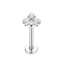 1pc Piercing Jewelry For Women Men 16G 6MM 8MM Helix Cartilage Conch Earring Stud Stainless Steel Internally Threaded Medusa Lip Monroe Ring Labret Nose Stud Set