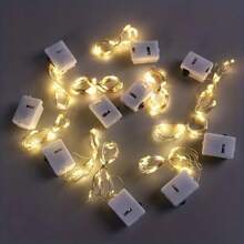 1/5/10/20/30 stuks Mini LED-feeërieke lampjes - op batterijen werkende koperdraadlampjes, geschikt voor Kerstmis, Moederdagdecoratie, decoratieve geschenken, bloemen, festivals, bruiloften, tuinen, feestbenodigdheden, knipperende vuurvliegjeslampjes