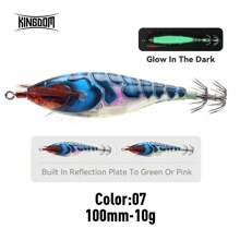 Kingdom Fishing Lure EGIKING SP 5.8g 8.7g 10g Squid Jigs Artificial Squid Hook Jigging Baits Sea Fishing Cuttlefish EGI Luminous - Multicolor - View 16