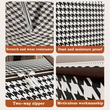 1 Túi đựng đồ di chuyển dạng lưới Thousand-Bird nâng cấp, Túi du lịch chống bụi và chống ẩm dày, Túi đựng đồ gia dụng đa năng dung tích lớn. - Chó săn đen trắng - Xem 9