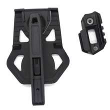 Reversible Holster, Multi-Functional Adjustable Holster For 9mm/SW40/357 G17 G19 Waist Quick-Release Holster - Tan Color - Khaki - View 7