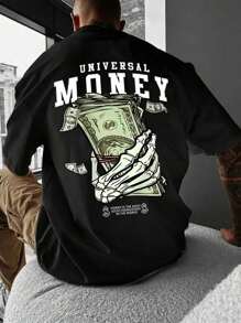 UNIVERSAL MONEY F/C Basic Cotton Shirt Short Sleeve Premium - màu đen - Xem 1