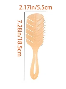 每个人都喜欢这款梳子，它具有可爱精致的镂空设计。它是完美的情人节礼物。它配有头皮按摩功能，可用于干发和湿发。它能有效梳理头发，使头发顺滑无结。其紧凑的尺寸确保了便携性，让您轻松随身携带。 - 彩色 - 查看 21