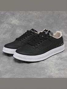 2025新款Premiata商务运动休闲时尚轻奢校园鞋黑白 - 黑與白 - 查看 1