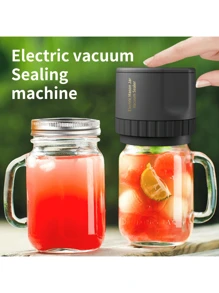 A Set Of Cordless Electric Mason Jar Vacuum Sealers - USB Rechargeable, Suitable For Wide Mouth And Regular Mouth Jars, For Food Storage And Fermentation, Canning Vacuum Sealer