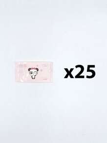 BROS Wet Wipes Pink Disposable 1/25/50pcs Portable Wet Wipes,Compact Portable, Extractable Cleaning Sanitary Wipes, Suitable For Daily Cleaning And Outdoor Camping.Travel Hand And Mouth Cleaning, Mini Portable Wet Wipes For Hand And Oral Cleaning - Non-Woven Outdoor Body Care Wet Wipes, Daily Hygiene Cleaning, Suitable For Men And Women