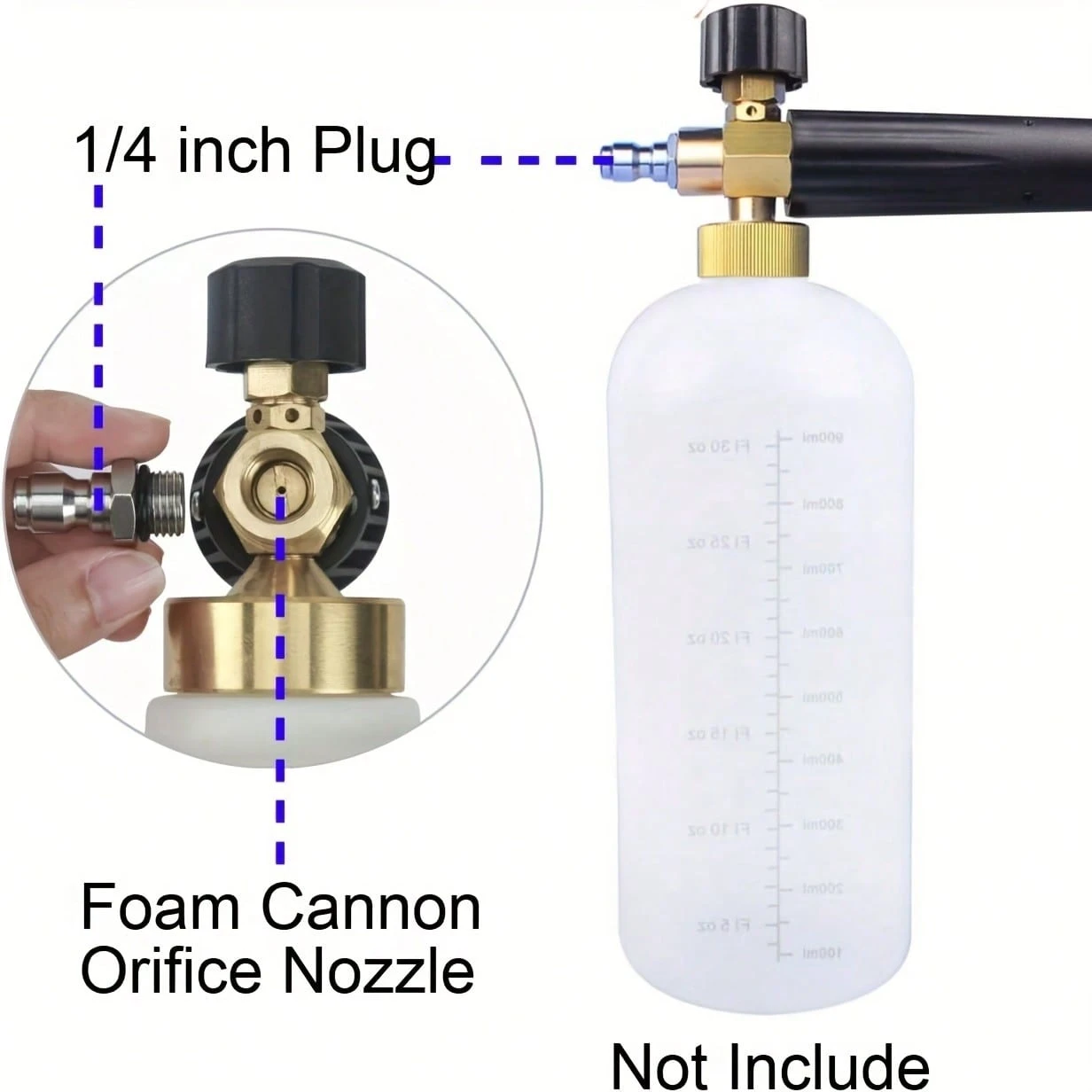 Adattatore-Karcher HD / HD Per Pistola Schiuma - Foto 8