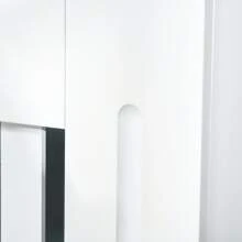 Vỏ tản nhiệt bằng gỗ màu trắng HOMCOM cho bộ tản nhiệt và máy sưởi, có thanh dọc và bề mặt hỗ trợ, 78x19x81cm - trắng - Xem 9