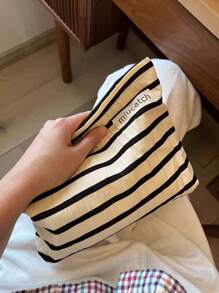 1PC Makeup Bag, Cosmetic Bag(Without Chicken Pendant), Toiletry Bag, Travel Organizer, Clutch Bag, Large Capacity, Lightweight Portable, Fashion Simple, Commute Essential, Travel, Gift Choice, For Any Occasion, Cosmetics Organizer, Travel Essential,For Holiday Beach, Bathroom Collection, Bedroom Collection, Large Capacity