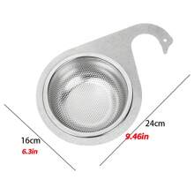 1pc Stainless Steel Sink Strainer Basket Removable Goosehead Storage Drainage Basket Kitchen Hanging Drain Rack - Stainless Steel Color - View 2