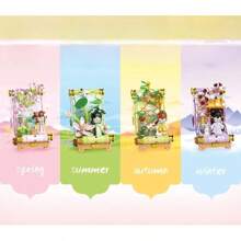 Miniso Série de rouleaux des quatre saisons Nanci TOP jouet : blocs de construction, jouets à assembler, décorations, articles de poche