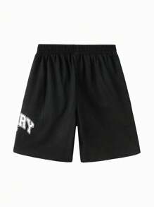 Balabala Boys' Quick-Dry Shorts, Breathable Summer Five-Point Pants, 2025 New Arrival - Black - View 3