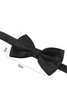 1pc Men Adjustable Bowknot Classic Men Bowknot Ttailcoat Wedding Formal Bowknot Solid Color Bowknot Formal Party Wedding